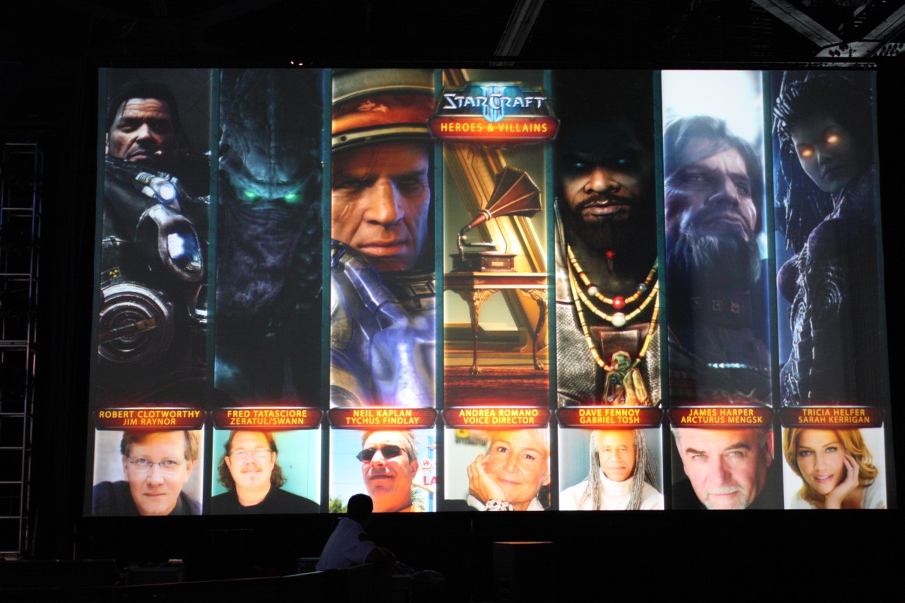 BlizzCon 2009 : Photo de la conférence StarCraft II Lore.