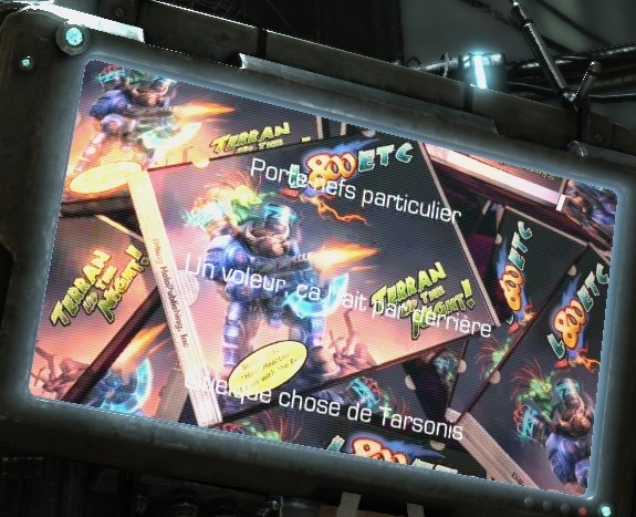 Références à diverses chansons françaises et aux titres du groupe de Blizzard. Image de Forngot