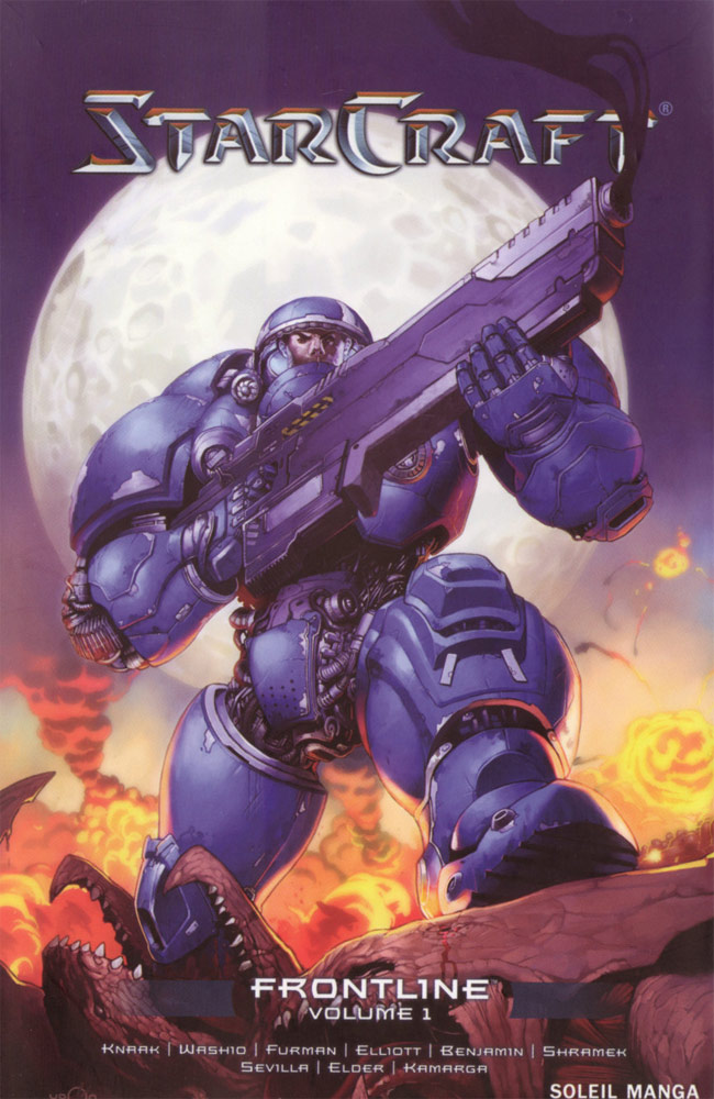 Couverture du 1er tome du manga StarCraft: Frontline.