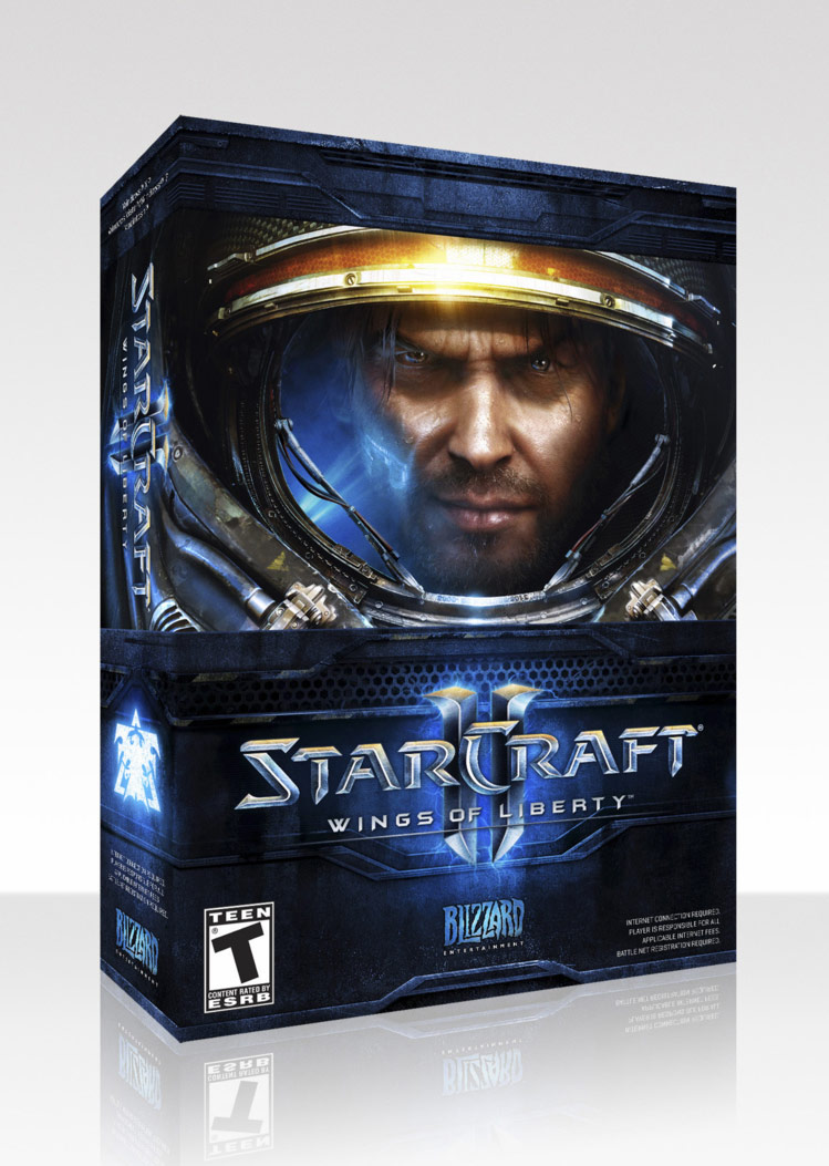 Edition Standard de StarCraft II: Wings of Liberty.