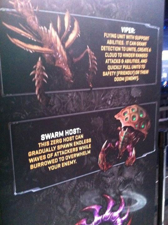 Nouvelles unités dans Heart of Swarm.