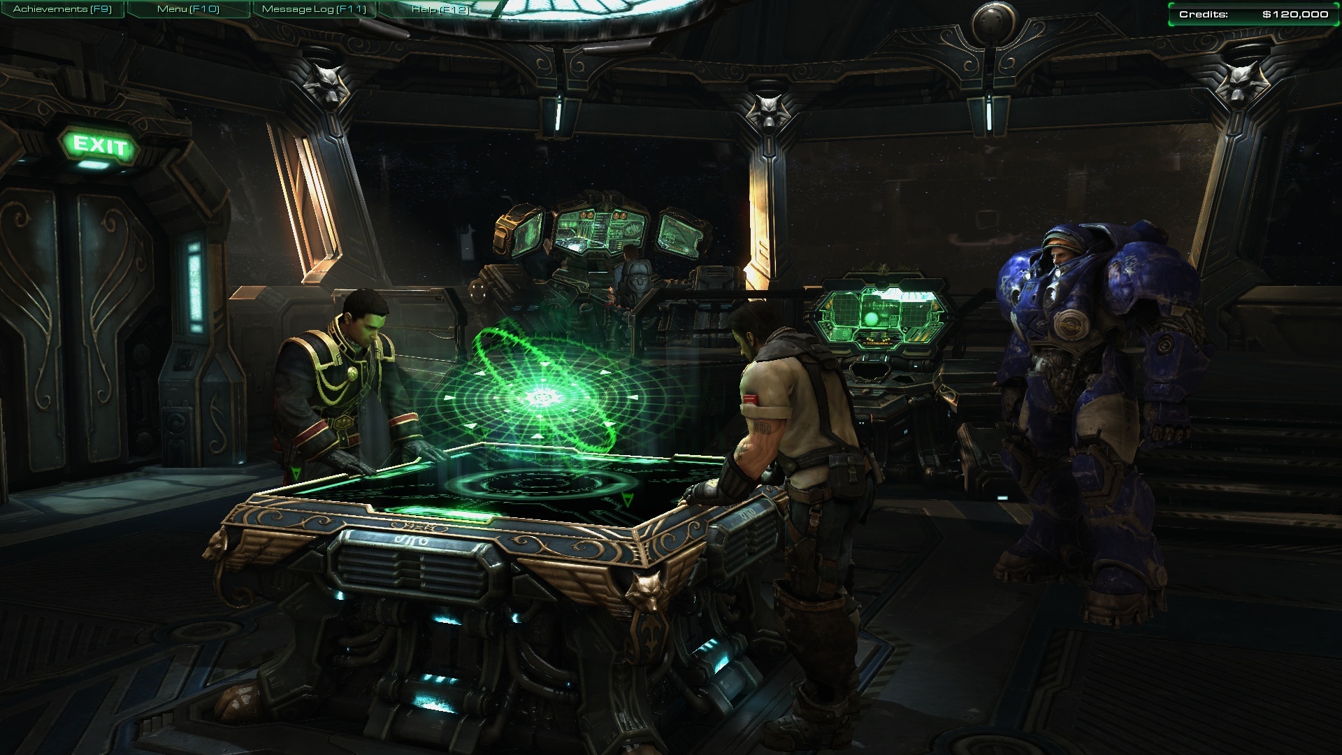 Screenshot de StarCraft II: Wings of Liberty (juillet 2009).