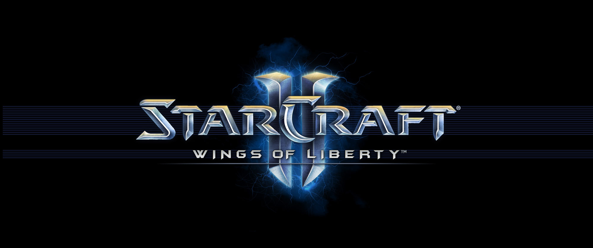 Logo de StarCraft II: Wings of Liberty.