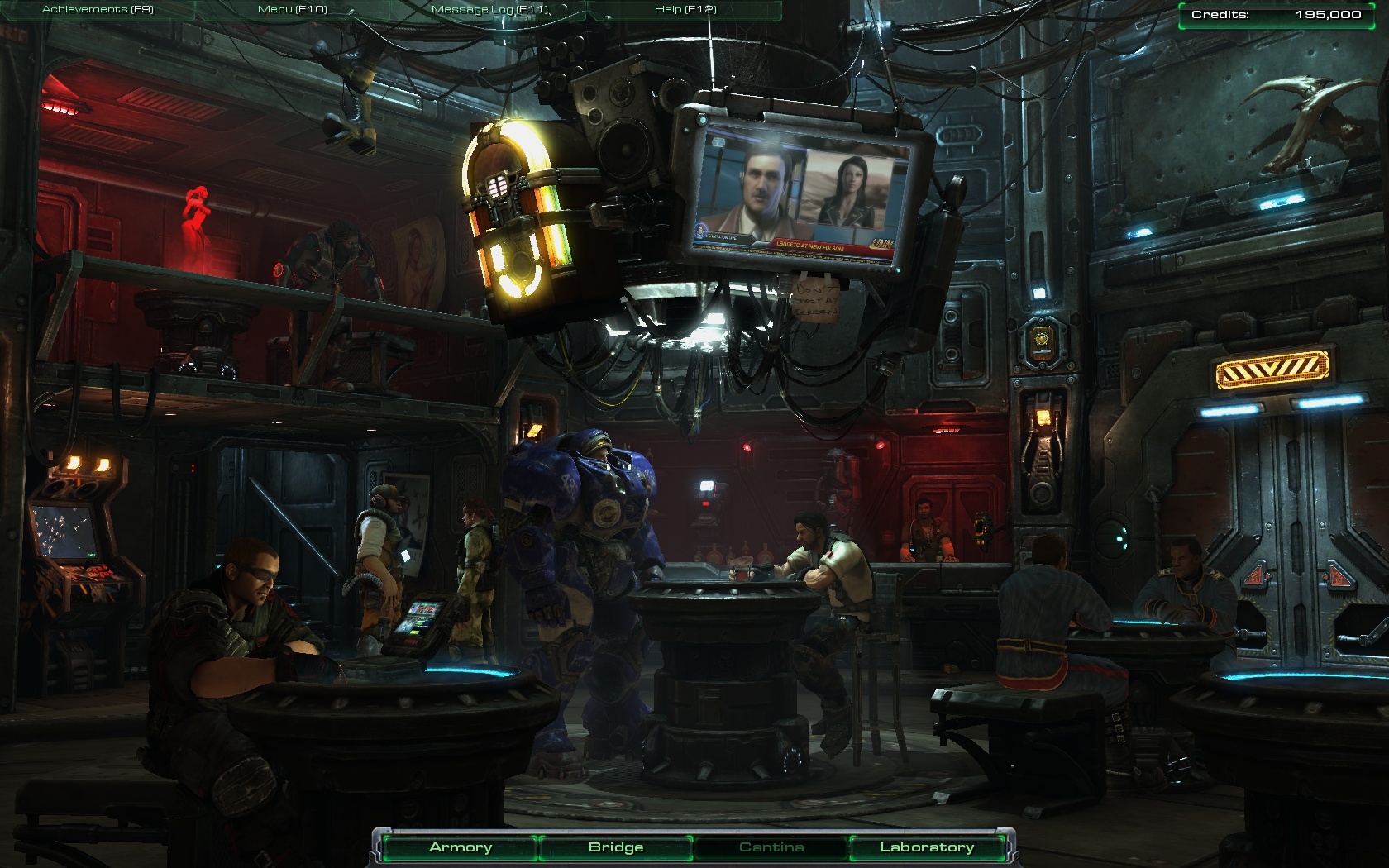 Screenshot de la campagne solo de StarCraft II: Wings of Liberty.